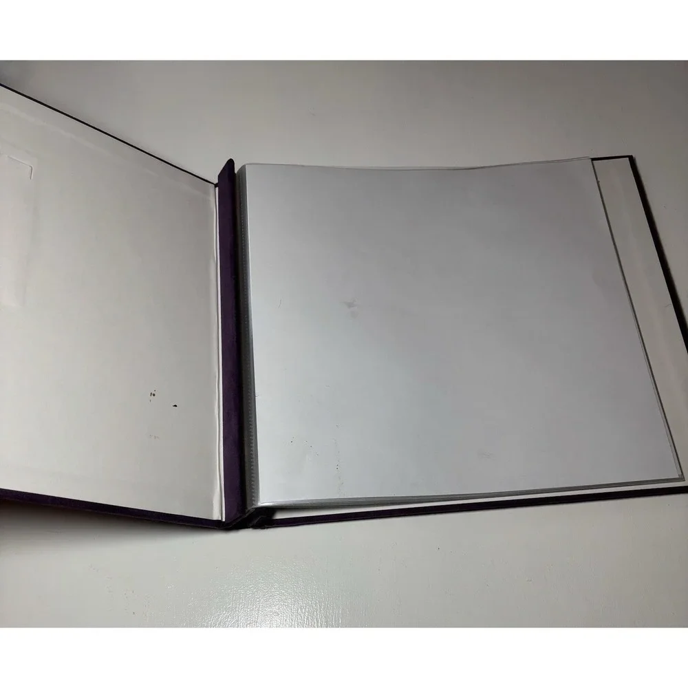 Portafolia 12 inch x 12 inch Post-Bound Scrapbook Binder - Purple